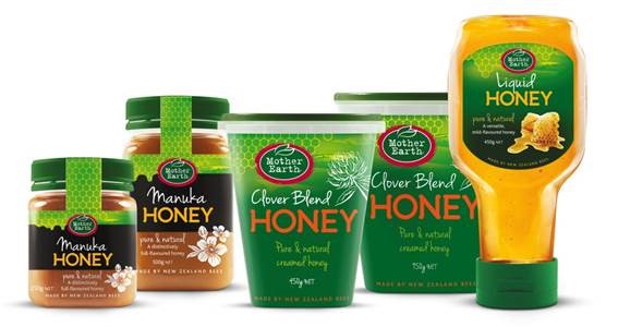 Honey products by Mother Earth