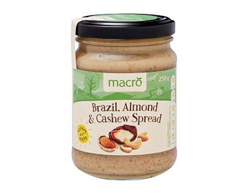 Recall: Macro Brazil, Almond and Cashew Spread
