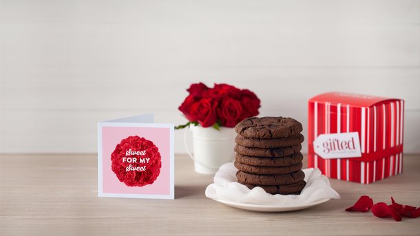 Gifted cookies for Valentine’s Day