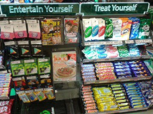 Clever displays at Countdown in Newmarket, Auckland.
