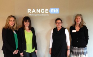 RangeMe GM Carly Shamgar, with Business Development Managers Saatchi Goldwater, Sue Reid and Sara Lochore.