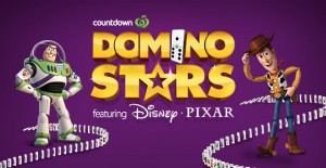 4-Countdown offers Disney Pixar Domino Stars