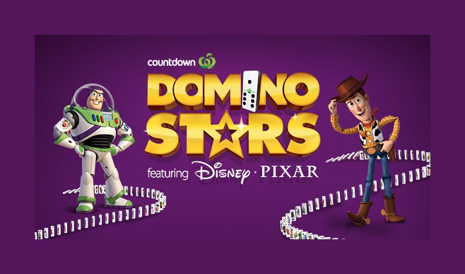 Countdown offers Disney Pixar Domino Stars
