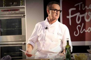 Celebrity Chef Ray McVinnie shares his recipes at the Food Show, which is supporting the Wellington City Mission this year.
