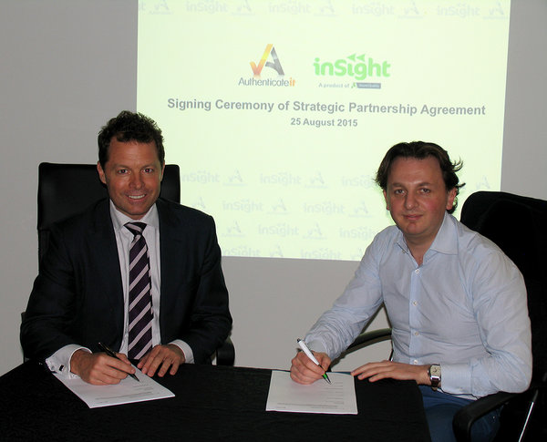 AsureQuality inSight™ and Authenticateit© sign agreement