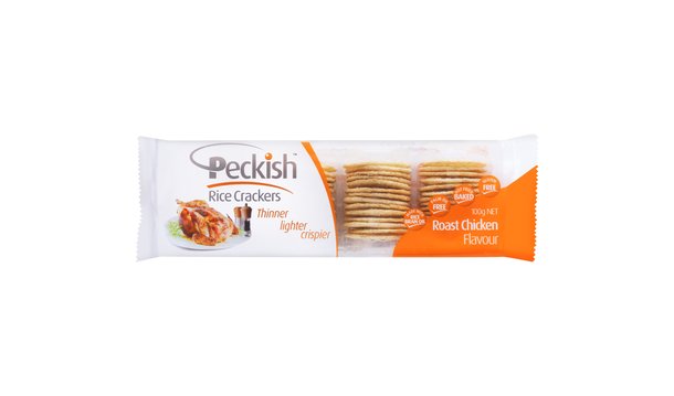 Just hatched: Roast Chicken flavoured Peckish Rice Crackers