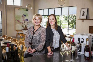 Wine industry experts Yvonne Lorkin and Debbie Sutton.