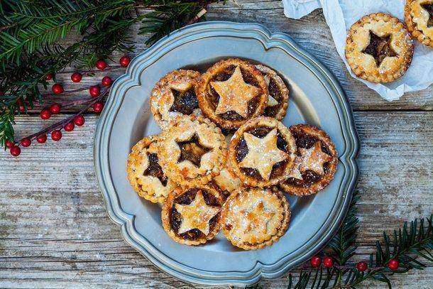 Celebrities bake mince pies for charity