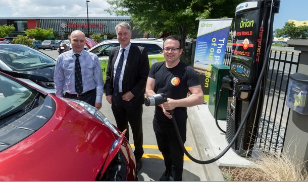 First EV fast charger opens at a South Island supermarket