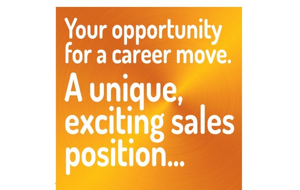 Your opportunity for a career move