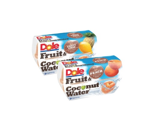 New Dole Fruit & Coconut Water
