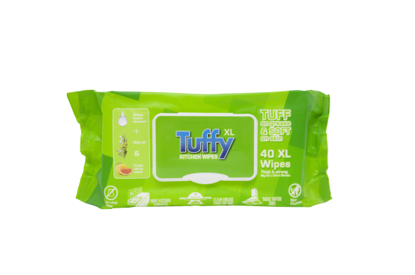 Tuffy XL Kitchen Wipes – 40 pack