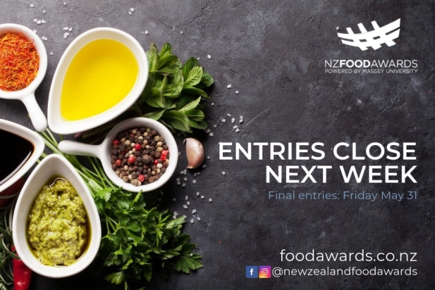 Entries close soon for the NZ Food Awards