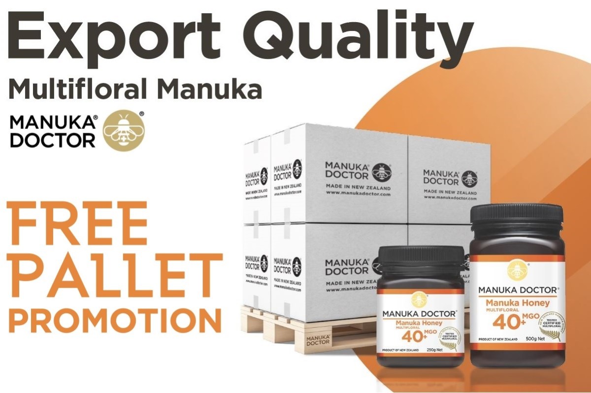 Manuka Doctor is extending it’s FREE pallet promotion