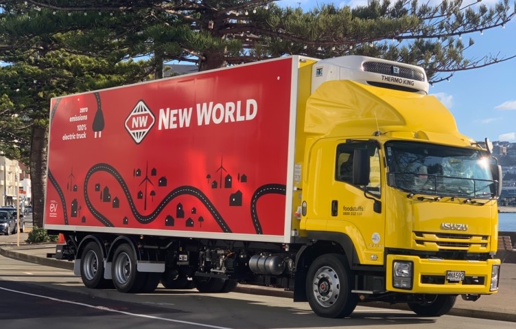 Foodstuffs and EECA build NZ’s first 100% electric refrigerated logistics truck