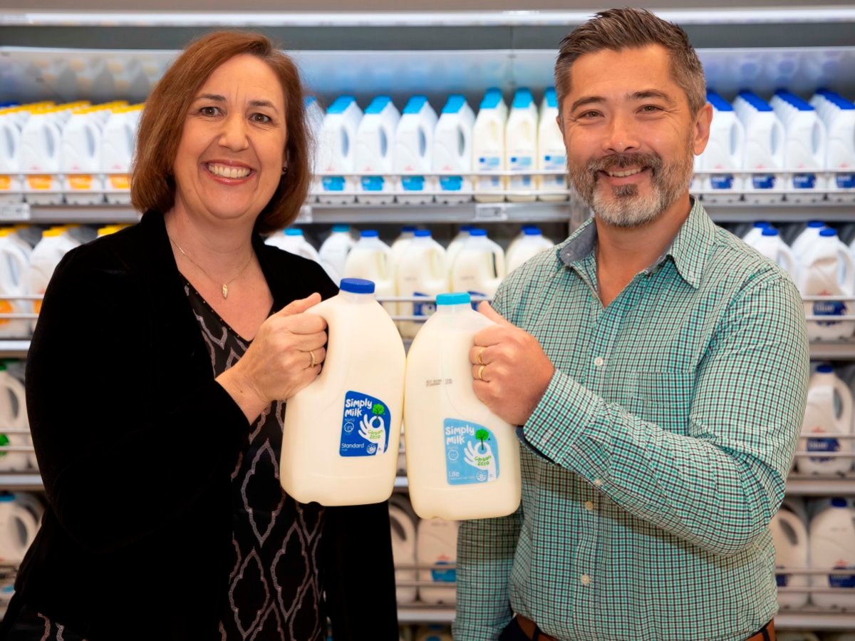 First carbonzero milk arrives in store