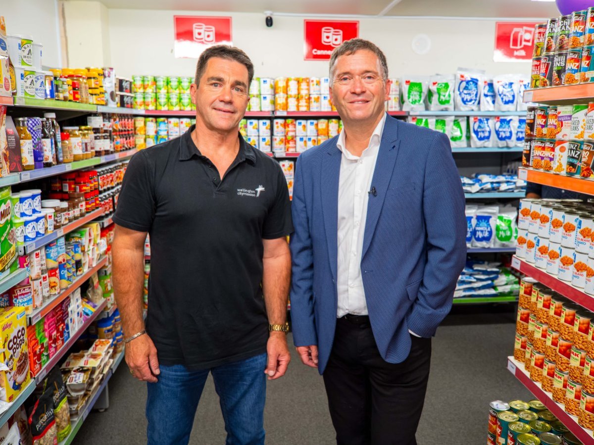 Wellington City Mission and New World open new Social Supermarket