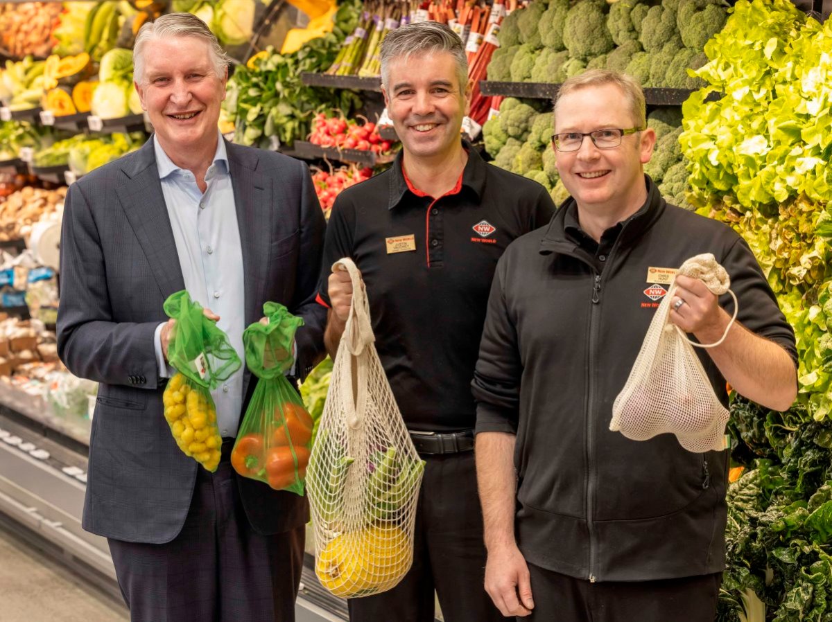 Foodstuffs plans to remove plastic produce bags