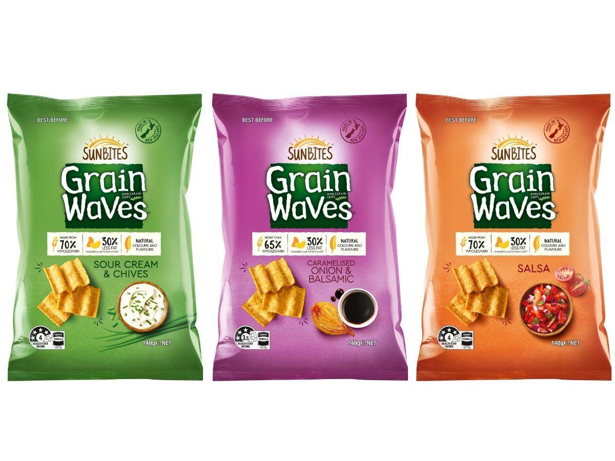 Sunbites Grainwaves new pack size and new flavour!