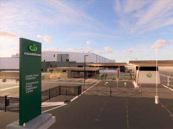 $99m Fresh Distribution Centre for Countdown in Christchurch
