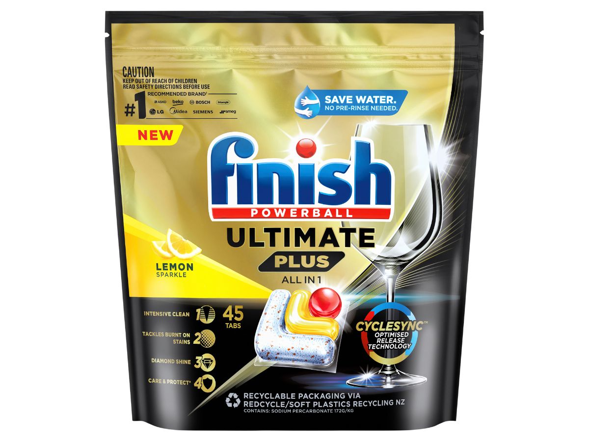Tackle burnt-on stains with new Finish Ultimate Plus