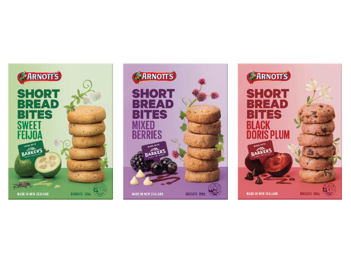 Arnott’s releases new Shortbread Bites range in collaboration with Barker’s of Geraldine