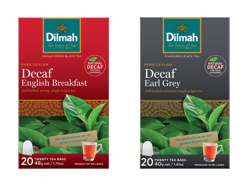 Dilmah decaf teas