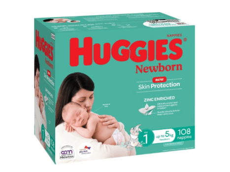 HUGGIES® Newborn and Infant nappies