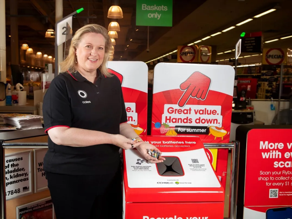 Australia: Coles introduces battery collection bins at 846 stores
